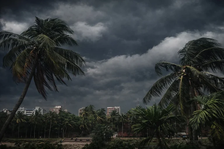 ২০ অঞ্চলে দুপুরের মধ্যে ৬০ কিমি বেগে ঝড় ও বজ্রবৃষ্টির শঙ্কা
